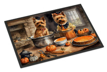Load image into Gallery viewer, Norwich Terrier Fall Kitchen Pumpkins Doormat -  18x27 Decorative Floor Mat – Indoor/Outdoor Rug