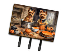 Load image into Gallery viewer, Norwich Terrier Fall Kitchen Pumpkins Leash or Key Holder