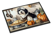 Load image into Gallery viewer, Old English Sheepdog Fall Kitchen Pumpkins Doormat - 24x36 Decorative Floor Mat – Indoor/Outdoor Rug with Artistic Flair