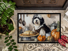 Load image into Gallery viewer, Old English Sheepdog Fall Kitchen Pumpkins Doormat -  18x27 Decorative Floor Mat – Indoor/Outdoor Rug