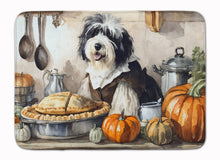 Load image into Gallery viewer, Old English Sheepdog Fall Kitchen Pumpkins Memory Foam Kitchen Mat