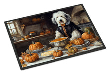 Load image into Gallery viewer, Old English Sheepdog Fall Kitchen Pumpkins Doormat - 24x36 Decorative Floor Mat – Indoor/Outdoor Rug with Artistic Flair