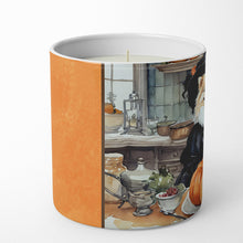 Load image into Gallery viewer, Pomeranian Fall Kitchen Pumpkins Decorative Soy Candle