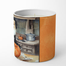 Load image into Gallery viewer, Pomeranian Fall Kitchen Pumpkins Decorative Soy Candle