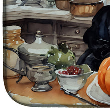 Load image into Gallery viewer, Pomeranian Fall Kitchen Pumpkins Dish Drying Mat