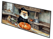 Load image into Gallery viewer, Pomeranian Fall Kitchen Pumpkins Runner Mat 28x58
