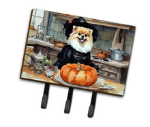 Load image into Gallery viewer, Pomeranian Fall Kitchen Pumpkins Leash or Key Holder
