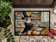 Load image into Gallery viewer, Pomeranian Fall Kitchen Pumpkins Doormat -  18x27 Decorative Floor Mat – Indoor/Outdoor Rug
