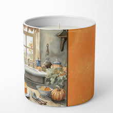 Load image into Gallery viewer, Poodle Fall Kitchen Pumpkins Decorative Soy Candle