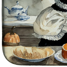 Load image into Gallery viewer, Poodle Fall Kitchen Pumpkins Dish Drying Mat