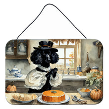 Load image into Gallery viewer, Poodle Fall Kitchen Pumpkins Wall or Door Hanging Prints