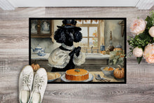 Load image into Gallery viewer, Poodle Fall Kitchen Pumpkins Doormat -  18x27 Decorative Floor Mat – Indoor/Outdoor Rug