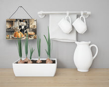 Load image into Gallery viewer, Poodle Fall Kitchen Pumpkins Wall or Door Hanging Prints