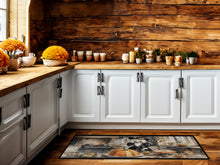 Load image into Gallery viewer, Poodle Fall Kitchen Pumpkins Runner Mat 28x58