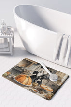 Load image into Gallery viewer, Poodle Fall Kitchen Pumpkins Memory Foam Kitchen Mat