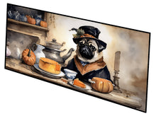 Load image into Gallery viewer, Pug Fall Kitchen Pumpkins Runner Mat 28x58