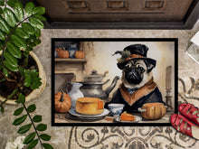 Load image into Gallery viewer, Pug Fall Kitchen Pumpkins Doormat -  18x27 Decorative Floor Mat – Indoor/Outdoor Rug