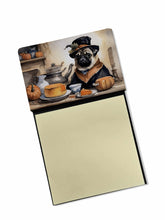 Load image into Gallery viewer, Pug Fall Kitchen Pumpkins Sticky Note Holder- Refiilable Desk Accessory Note Pad