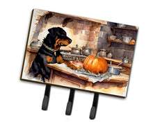 Load image into Gallery viewer, Rottweiler Fall Kitchen Pumpkins Leash or Key Holder