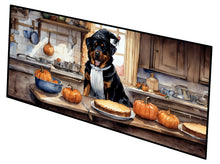 Load image into Gallery viewer, Rottweiler Fall Kitchen Pumpkins Runner Mat 28x58
