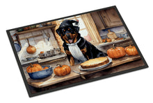 Load image into Gallery viewer, Rottweiler Fall Kitchen Pumpkins Doormat - 24x36 Decorative Floor Mat – Indoor/Outdoor Rug with Artistic Flair