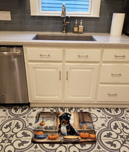 Load image into Gallery viewer, Rottweiler Fall Kitchen Pumpkins Memory Foam Kitchen Mat