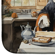 Load image into Gallery viewer, Saint Bernard Fall Kitchen Pumpkins Dish Drying Mat