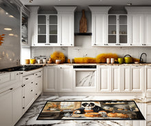 Load image into Gallery viewer, Saint Bernard Fall Kitchen Pumpkins Runner Mat 28x58