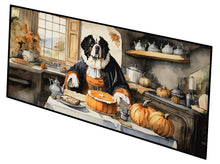 Load image into Gallery viewer, Saint Bernard Fall Kitchen Pumpkins Runner Mat 28x58
