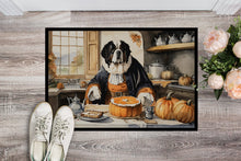 Load image into Gallery viewer, Saint Bernard Fall Kitchen Pumpkins Doormat -  18x27 Decorative Floor Mat – Indoor/Outdoor Rug