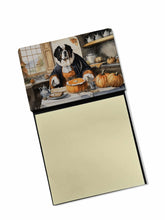 Load image into Gallery viewer, Saint Bernard Fall Kitchen Pumpkins Sticky Note Holder- Refiilable Desk Accessory Note Pad
