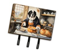 Load image into Gallery viewer, Saint Bernard Fall Kitchen Pumpkins Leash or Key Holder