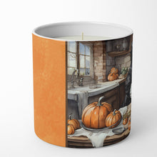 Load image into Gallery viewer, Schnauzer Fall Kitchen Pumpkins Decorative Soy Candle