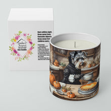 Load image into Gallery viewer, Schnauzer Fall Kitchen Pumpkins Decorative Soy Candle