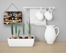 Load image into Gallery viewer, Schnauzer Fall Kitchen Pumpkins Wall or Door Hanging Prints