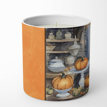 Load image into Gallery viewer, Schnauzer Fall Kitchen Pumpkins Decorative Soy Candle