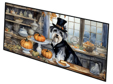 Load image into Gallery viewer, Schnauzer Fall Kitchen Pumpkins Runner Mat 28x58