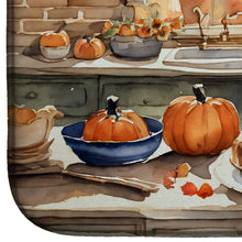 Load image into Gallery viewer, Scottish Terrier Fall Kitchen Pumpkins Dish Drying Mat