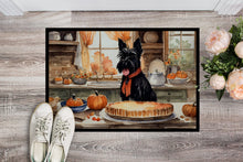 Load image into Gallery viewer, Scottish Terrier Fall Kitchen Pumpkins Doormat - 24x36 Decorative Floor Mat – Indoor/Outdoor Rug with Artistic Flair