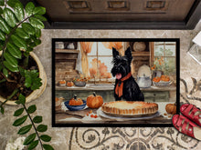 Load image into Gallery viewer, Scottish Terrier Fall Kitchen Pumpkins Doormat - 24x36 Decorative Floor Mat – Indoor/Outdoor Rug with Artistic Flair