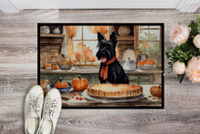 Load image into Gallery viewer, Scottish Terrier Fall Kitchen Pumpkins Doormat -  18x27 Decorative Floor Mat – Indoor/Outdoor Rug
