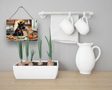 Load image into Gallery viewer, Scottish Terrier Fall Kitchen Pumpkins Wall or Door Hanging Prints