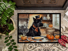 Load image into Gallery viewer, Scottish Terrier Fall Kitchen Pumpkins Doormat - 24x36 Decorative Floor Mat – Indoor/Outdoor Rug with Artistic Flair