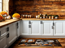 Load image into Gallery viewer, Shar Pei Fall Kitchen Pumpkins Runner Mat 28x58
