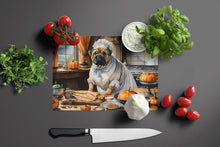 Load image into Gallery viewer, Shar Pei Fall Kitchen Pumpkins Glass Cutting Boards – Durable, Decorative Kitchen Art Large