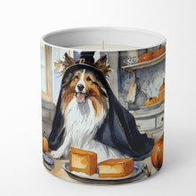 Load image into Gallery viewer, Sheltie Fall Kitchen Pumpkins Decorative Soy Candle