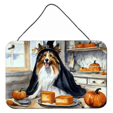 Load image into Gallery viewer, Sheltie Fall Kitchen Pumpkins Wall or Door Hanging Prints