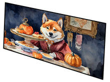 Load image into Gallery viewer, Shiba Inu Fall Kitchen Pumpkins Runner Mat 28x58