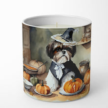 Load image into Gallery viewer, Shih Tzu Fall Kitchen Pumpkins Decorative Soy Candle