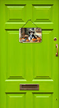 Load image into Gallery viewer, Shih Tzu Fall Kitchen Pumpkins Wall or Door Hanging Prints